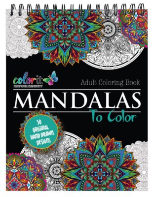 this is an image of a coloring book for adults. 