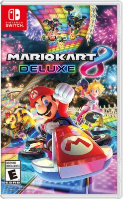 This is an image of a Mario Kart 8 game. 