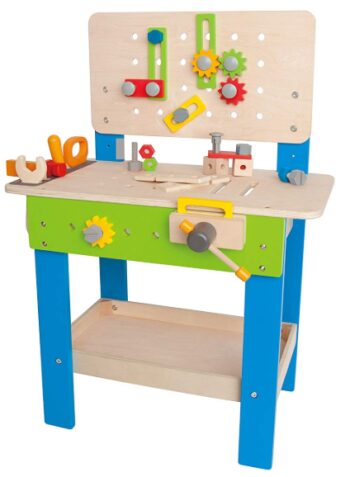 This is an image of Master wooden workbench toy 