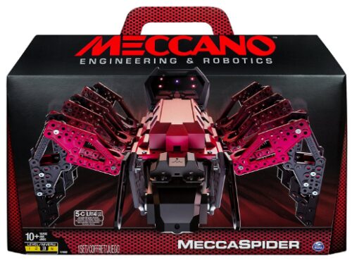 This is an image of Erector Mecca Spider Robot Kit box set