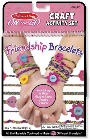 This is an image of girl's Bracelets craft activity set by Melissa and Doug
