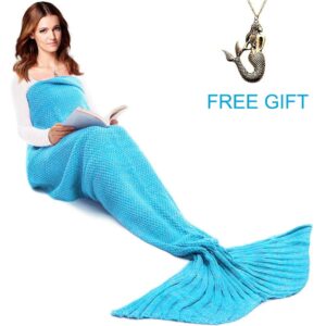 Mermaid tail blanket for girls teens and kids