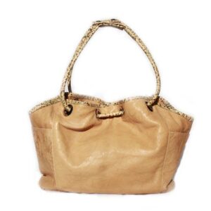 light brown diaper bag