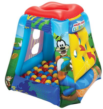 This is an image of mickey mouse club house inflatable for kids 