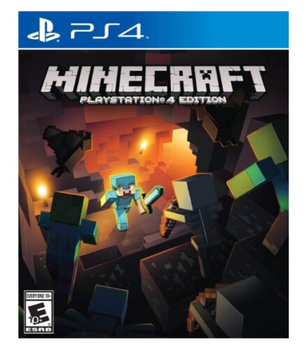 This is an image of a Minecraft playstation 4 game for kids.