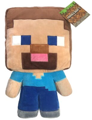 This is an image of minecraft steve plush