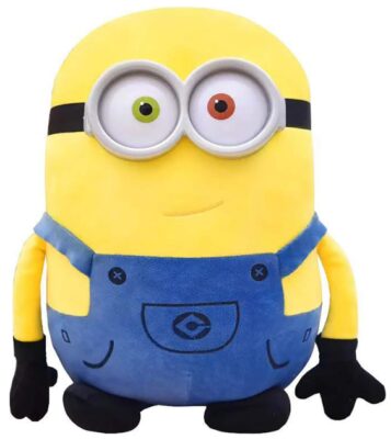 this is an image of a 9 inches Bob from Despicable Me plush toy for all ages. 