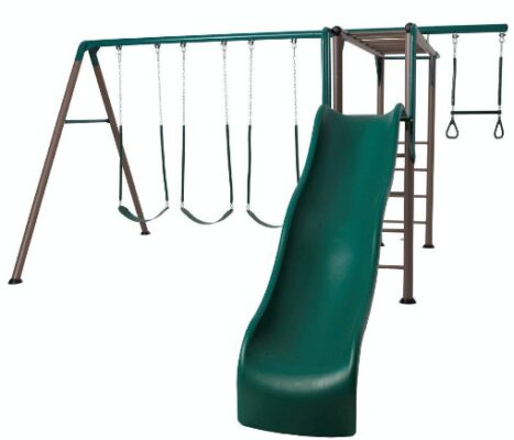 This is an image of Playset Swing Set for kids 