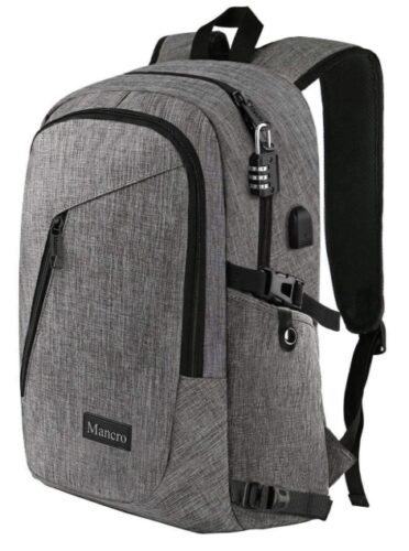 this is an image of a grey multi purpose backpack for teens.