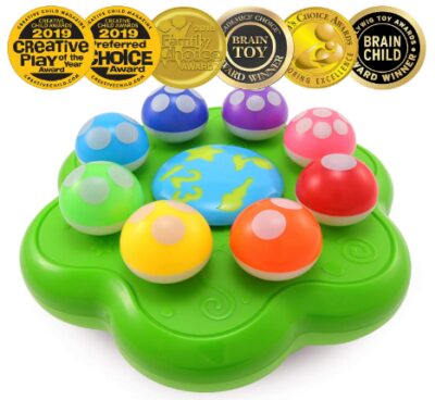 This is an image of Toddler's mashroom garden toys in multi colors