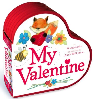 This is an image of girl's my valentine book