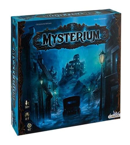 this is an image of a Mysterium board game for kids. 