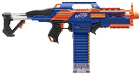 This is an image of Nerf N-strike eliterapidstrike blaster for kids