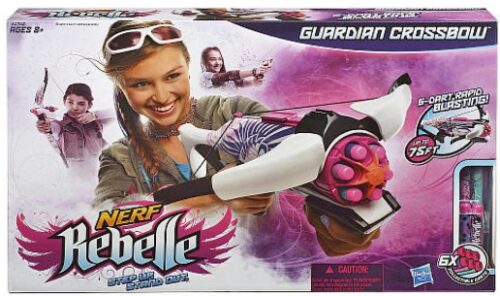 This is an image of Nerf rebelle guardian crossbow blaster for kids