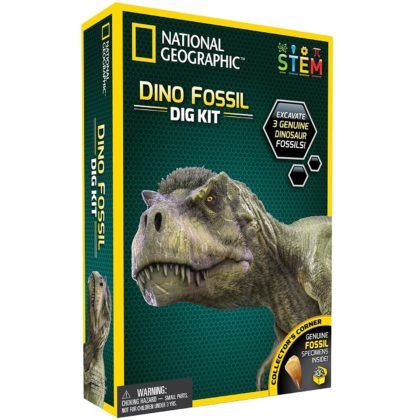 national geographic boxset with a dinosaur front cover