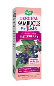 Nature's Way Sambucus Elderberry Syrup for Kids, Herbal Supplements, Gluten Free, Vegetarian, 8 Ounce