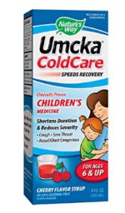 Nature's Way Umcka Coldcare Children's Cherry Syrup, 4-ounce