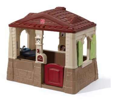 this is an image of a neat and tidy II playhouse set for kids. 