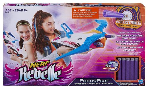 This is an image of Nerf Rebelle FocusFire Crossbow for kids