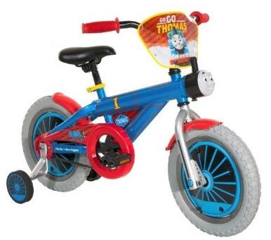 This is an image of thomas the train 14 inch boy bike