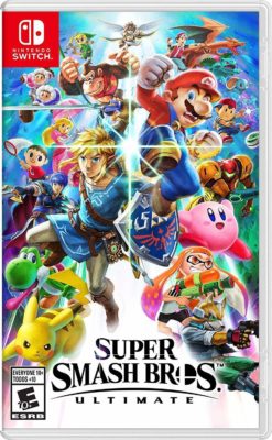 This is an image of a Super Smash Bros game for Nintedo Switch. 