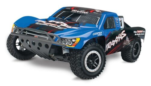 this is an image of a nitro slash racing truck for kids.