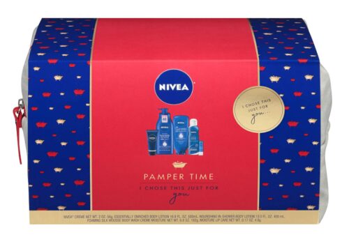 this is an image of a Nivea gift set for young men. 