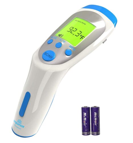 this is an image of a non contact infrared forehead thermometer for kids. 