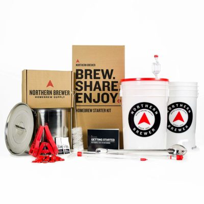 This is an image of a brewing starter kit. 