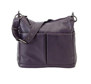 purple designer diaper bag