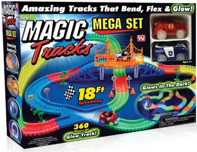 This is an image of kid's magic mega tracks set, varicolored