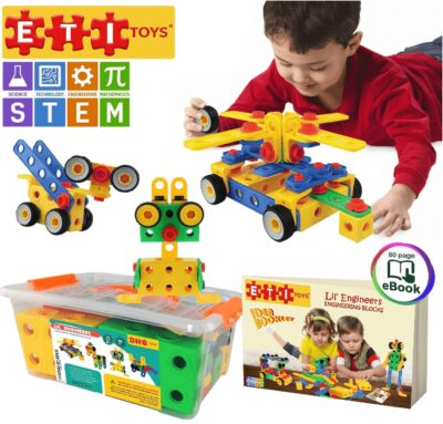 This is an image of boy's Educational bulding blocks. Multi-colors