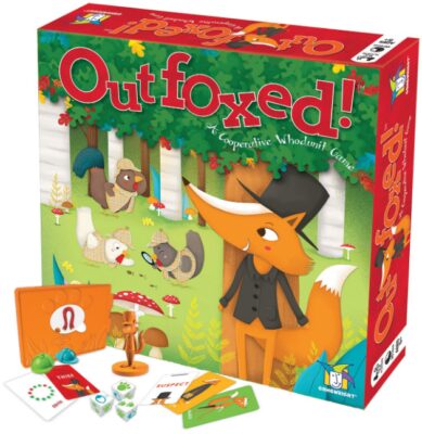 This is an image of fox cartoon colorful board game