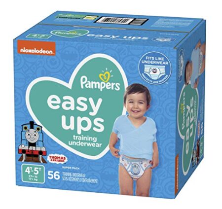 This is an image of a super pack disposable training baby pants.
