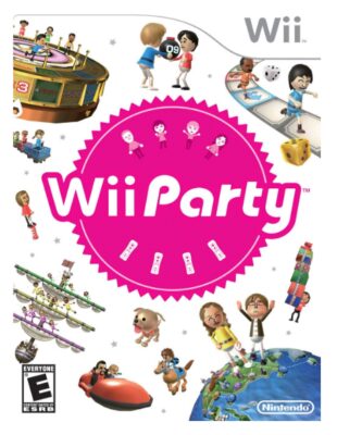 this is an image of a Wii Party for kids. 