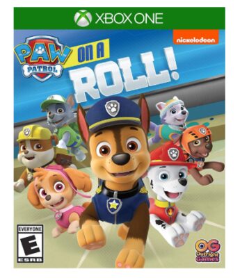 this is an image of a Paw patrol on roll for kids. 