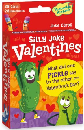 This is an image of boy's silly joke valentines card pack 
