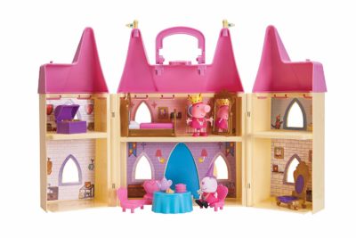 This is an image of a Peggy Pig's castle toy set. 