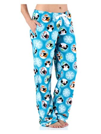 This is an image of a blue penguin pajama. 