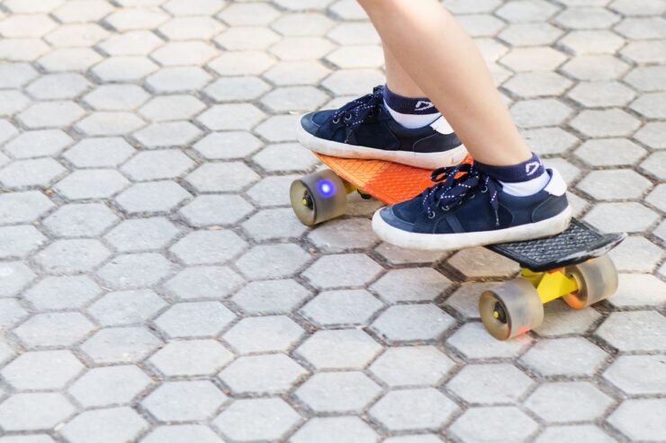 Kid on Penny Board