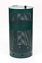 Pet Waste Can Green Outdoor Pet Waste Receptacle 10 Gallon Can