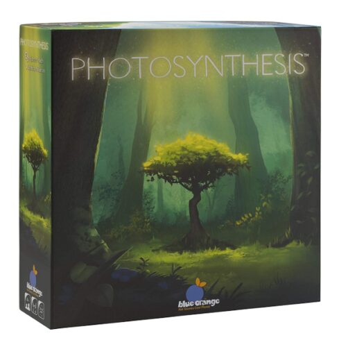 this is an image of a Photosynthesis strategy board game for ages 10 and up. 