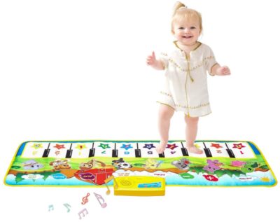 This is an image of toddlers keyboard piano dancing mat with sounds 