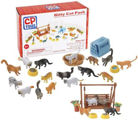 This is an image of Cat figures playset