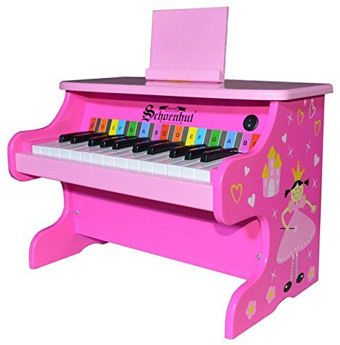 pink Schoenhut Piano