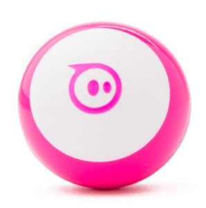 this is an image of a pink sphero mini robot ball. 