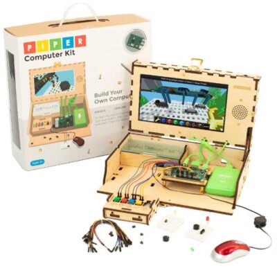 this is an image of a computer building kit for kids. 