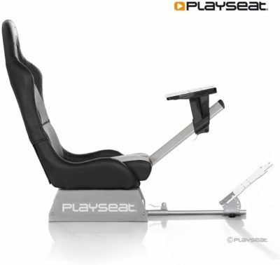 This is an image of a black video game chair by Playseat. 