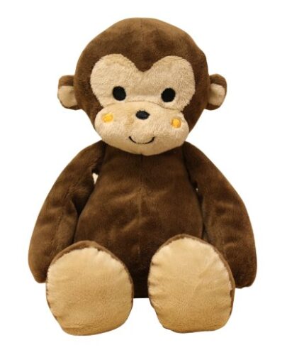 this is an image of a plush monkey for kids. 