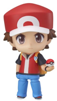This is an image of kids pokémon figurine Red nendroid